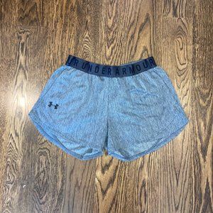 UNDER ARMOUR WOMEN'S UA PLAY UP SHORTS - GRAY